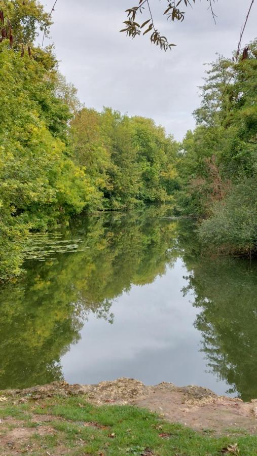 Chalet Fleuve Avec Parking-Barbecue Yerres Exterior foto
